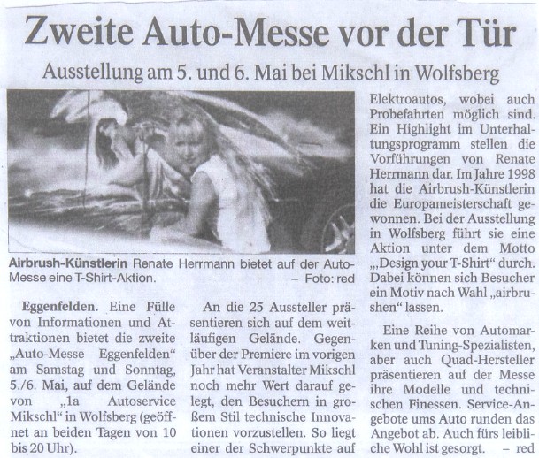 Automesse in Wolfsberg bei Eggenfelden bei Auto-Mikschl