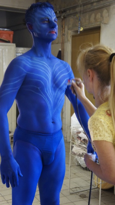 Bodypainting als Faschingsevent