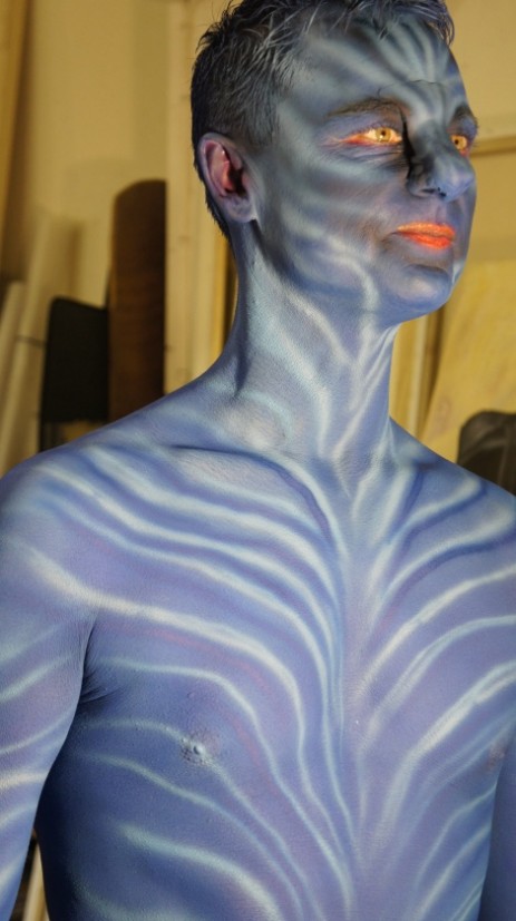 Bodypainting als Faschingsevent